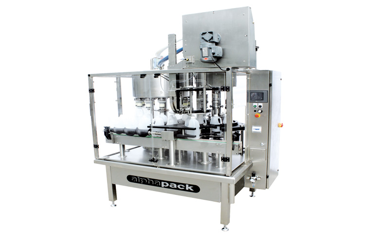 Automatic Rotary Level Filling And Capping Machine AP-FL12C6