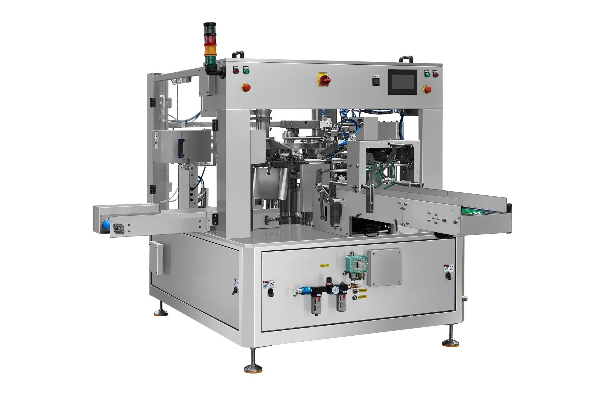 Rotary Filling and Sealing Machine for Premade Pouches AP-8BT/ AP-8BT-XL